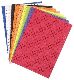 Perforēts aplikāciju komplekts EVA FOAM 10kr. A4