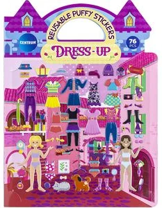 Dekoratīvas uzlīmes “DRESS-UP” apjomīgās, atkārtoti lietojamas 23x30mm &20x35mm
