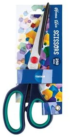 Ножницы 25сm HOME USE с зелеными ручками