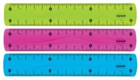 Lineāls 15cm SOFT ABS lokans