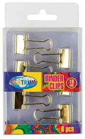 Binder clips 19mm 6pcs.