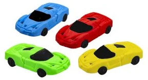 Eraser rubber "Car" 58x30x15mm