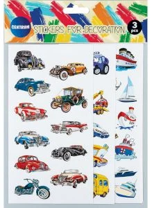 Dekoratīvas uzlīmes "Cars" 190x100mm