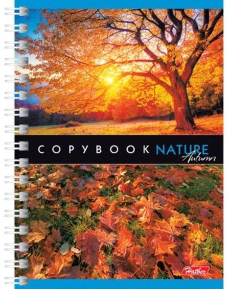 Notebook A6 squared 140sh. spiral bound "Nature"