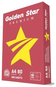 Papīrs A4 500lp. 80g/m2 "GOLDEN STAR" C