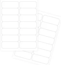 Self-adhesive white labels FOROFIS 99.1x38.1mm A4 100sh.