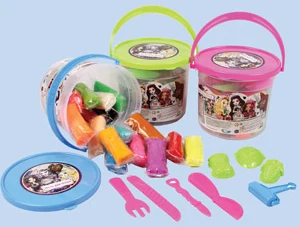 Modeling dough  with forms 18col.x20g "Ever After High"