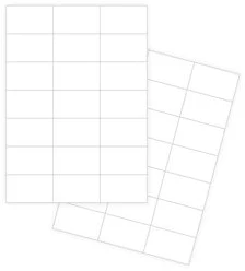 Pašlīmējošās baltas uzlīmes FOROFIS 70x42.4mm A4 100lp.