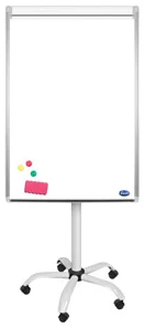 Whiteboard mobile flipchart 100x70cm FOROFIS