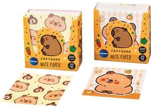 Piezīmju papīru kubs 6x6cm 200sh. “Capybara”