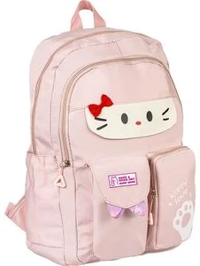 Bērnu mugursoma "Kitty Love" rozā