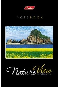 Notebook A7 square 48sh. 3col. glued pages "Nature"