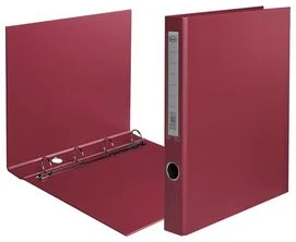 Mape ar 4 gredzeniem bordo A4*4.5cm FOROFIS
