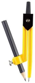 Compass plastic with HB pencil
