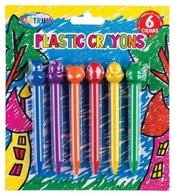 Krītiņi plastikātas MAGIC VILLAGE 6kr.