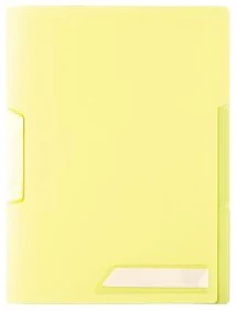 Clip file "Pastel" A4 0.40mm with swing clip assorted