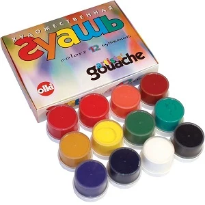 Gouche set OLKI 12col.x33ml