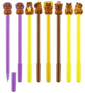 Lodīšu pildspalva “Capybara” zila 0.7mm