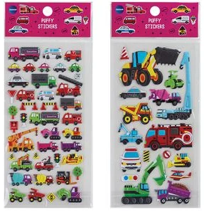 Dekoratīvas uzlīmes Puffy “Cars”