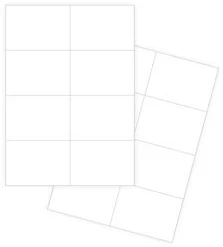 Self-adhesive white labels FOROFIS 105x74mm A4 100sh.