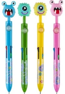 Automātiska lodīšu pildspalva "4 IN 1" “MONSTER” 4kr. 0.7mm
