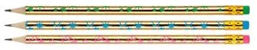 Pencil HB CENTRUM sharpened, round shape, with eraser, wooden