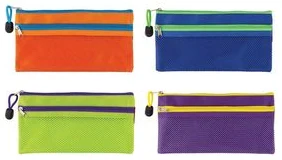 Envelope with zipper A6