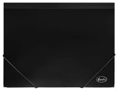 Mape ar gumijām A4*3cm FOROFIS 0.60mm (melna)