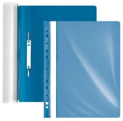 Clip file with perforation A4 FOROFIS 0.13/0.17mm with perforation (blue matt) PP