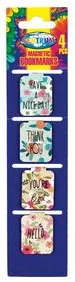 Magnetic Bookmarks "Good mood" 4pcs. assorted