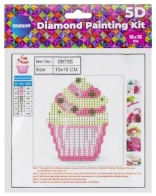 Diamond mozaic "CupCake" 15x15cm
