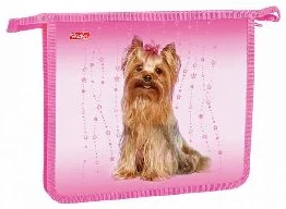 Plastic file "Dog style" A5  with 2 sections, zipper