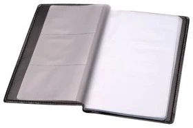 Name card holder 3-line (120inner card) "Black"