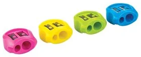Sharpener plastic with 2blades
