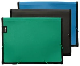 Mape ar 6 nodalījumiem A4 0.90mm ar gumiju assorti