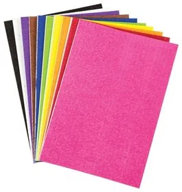 Pašlīmējošais aplikāciju komplekts PLUSH EVA FOAM 10kr. A4 2.mm