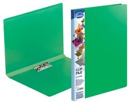 Clip file A4*20mm 0.60mm Clip B FOROFIS w/inner pocket (green) PP