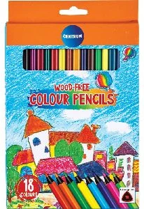Zīmuļi 18kr. WOOD FREE garie
