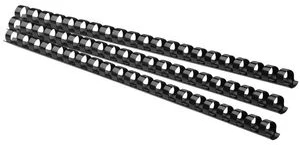 Spirāles plastmasas 14mm 125lp. FOROFIS 100gab. melnas