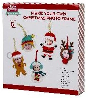 Ornamentu komplekts DARI PATS "Christmas Frame" 10x3 cm 5 gab.