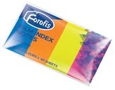 Film index notes FOROFIS 4 neon col. x 40sh. 20x50mm