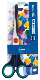 Šķēres 17.5сm HOME USE ar zaļiem rokturiem