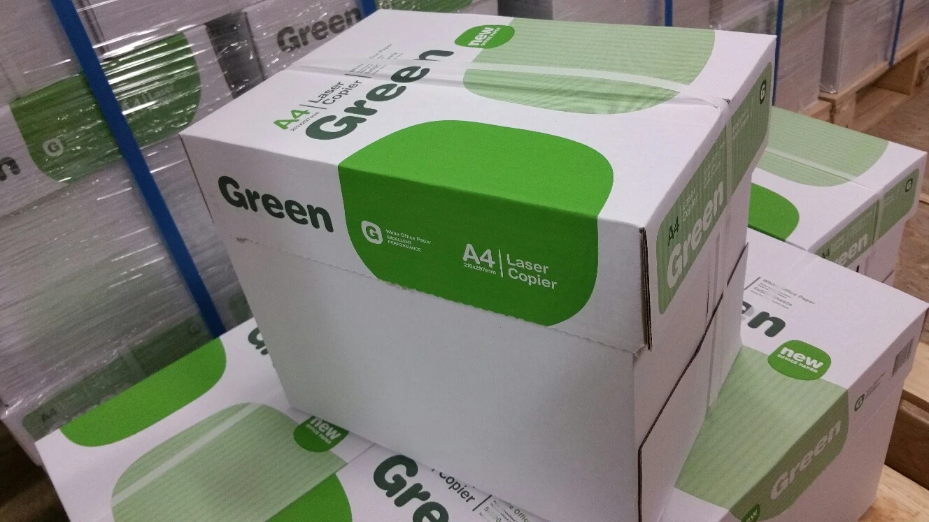 Paper for printers A4 500sh. 80g/m2 "GREEN"