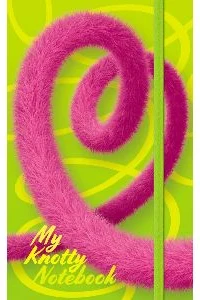 Notebook A6 squared 80sh.+50sh. hardcover, with elastic "Tangled story"