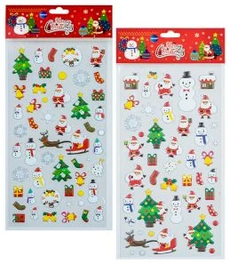 Decoration stickers "Merry Christmas" 20x10cm