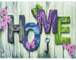 Dimanta mozaīka 5D "Home" 30x40cm