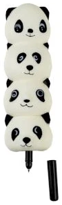 Lodīšu pildspalva “SQUISHI PANDA” zila 0.7mm