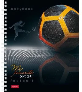 Notebook squared 96sh. spiral bound "SportClub"