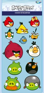 Decoration stickers 3D "Angry Bird" 14x32 12gb.