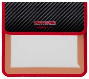 Dokument case  with button "Carbon" A5  with 2sections